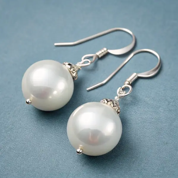 Lustre Pearl Drop Earrings