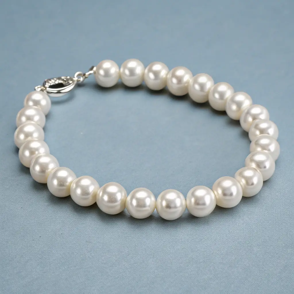 Pearl and Coral Bracelet